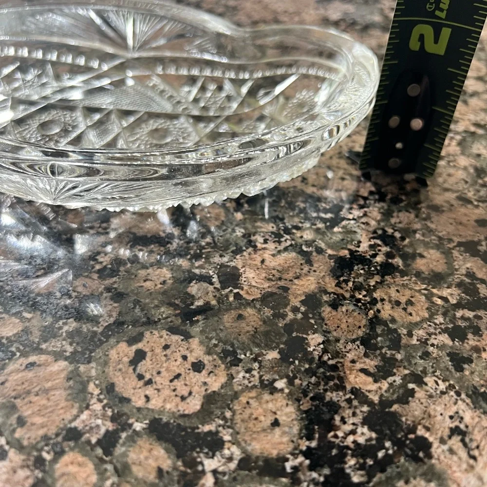 Vintage Glass Relish or Candy Dish EUC